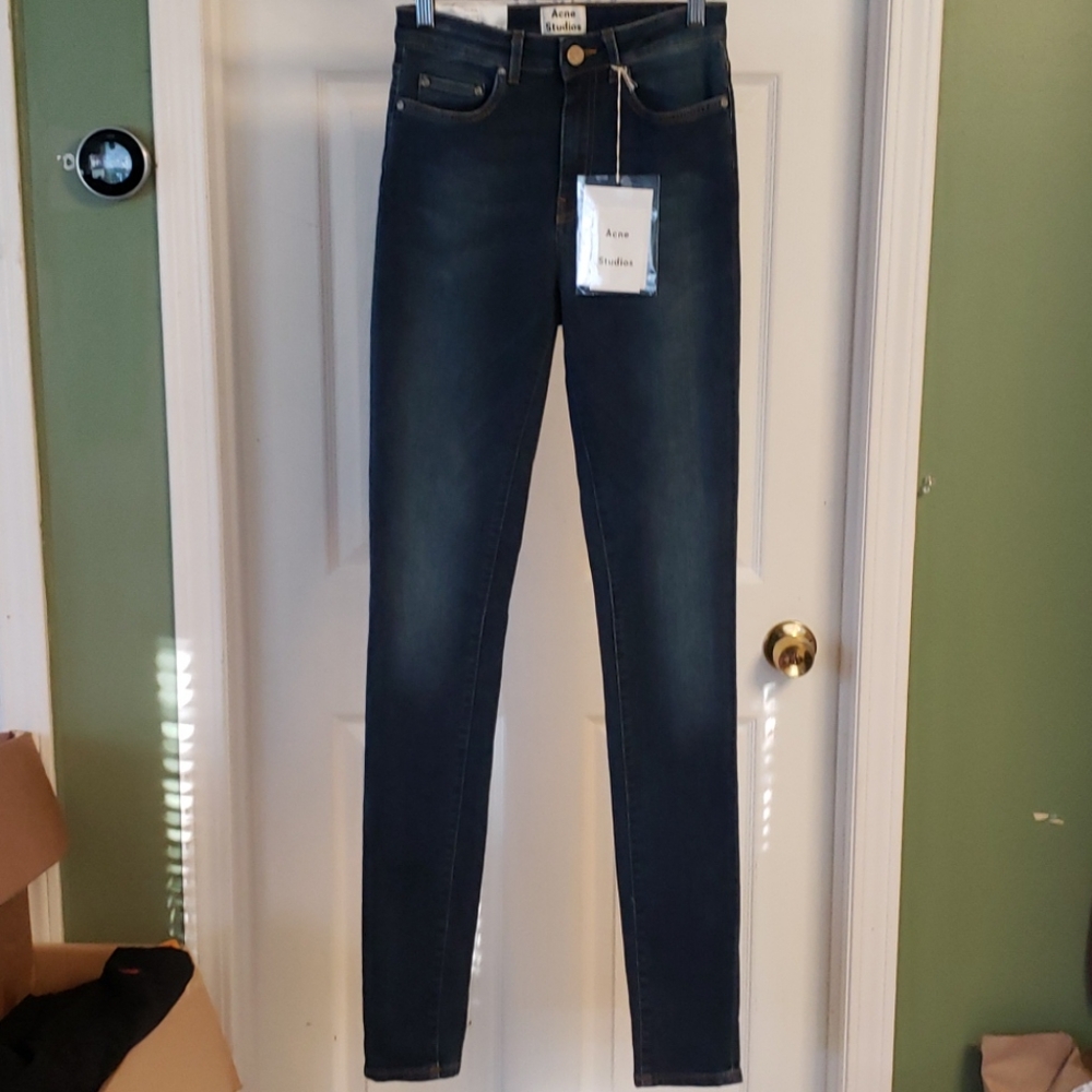 Acne Studios PinStorm HIGH Waist Skinny Leg Jeans